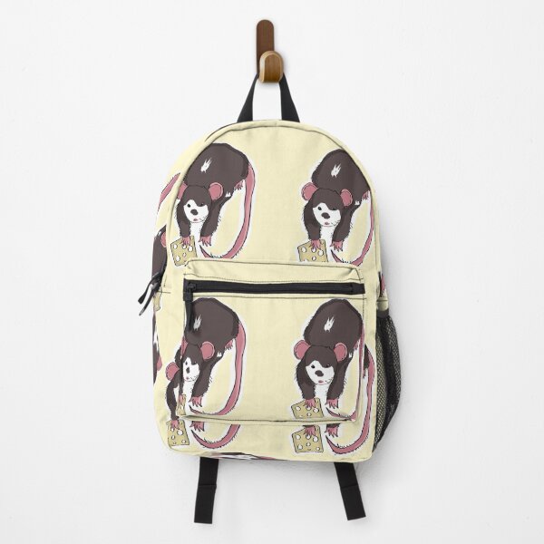 Item preview, Rat with cheese (White backround) designed and sold by MysticRacoon6.