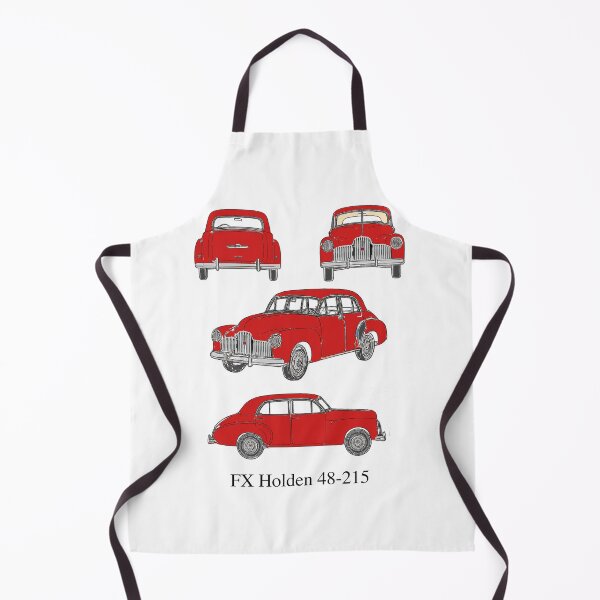 Item preview, FX Holden 48-215 in Heritage Red – 1948 Vintage Aussie Car Blueprint designed and sold by Michael van der Hoorn.