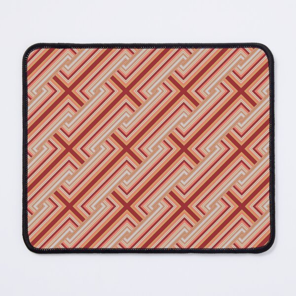 Item preview, Colorful Retro Vintage Abstract Geometric Stripes Weave Pattern  designed and sold by BWDecorPattern.