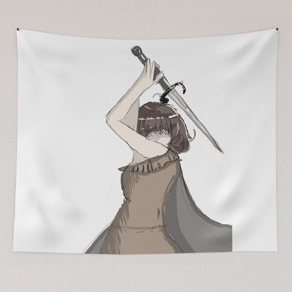 Item preview, female warrior with sword (transparent backround) designed and sold by MysticRacoon6.