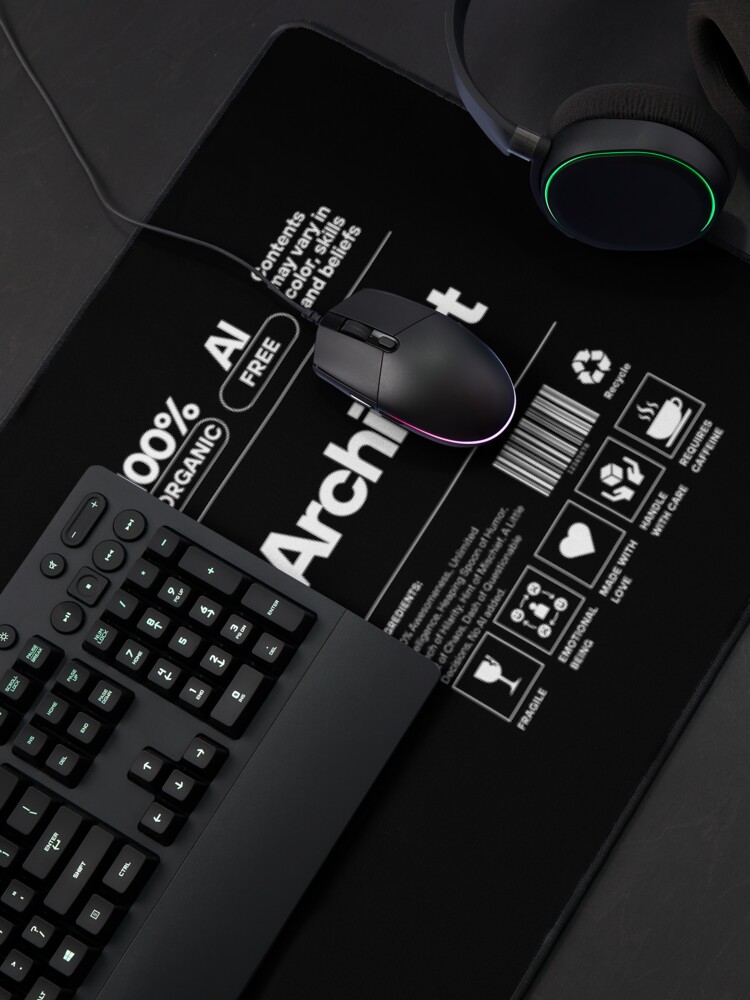 Architect Nutrition Label Mouse Pad