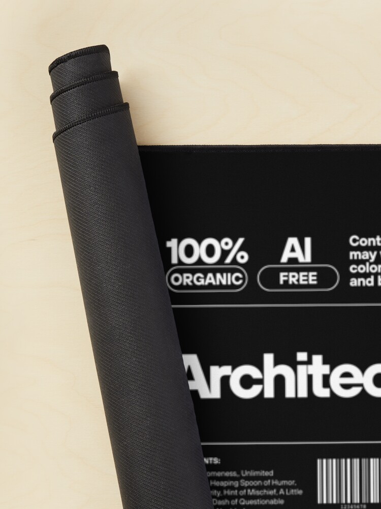 Architect Nutrition Label Mouse Pad