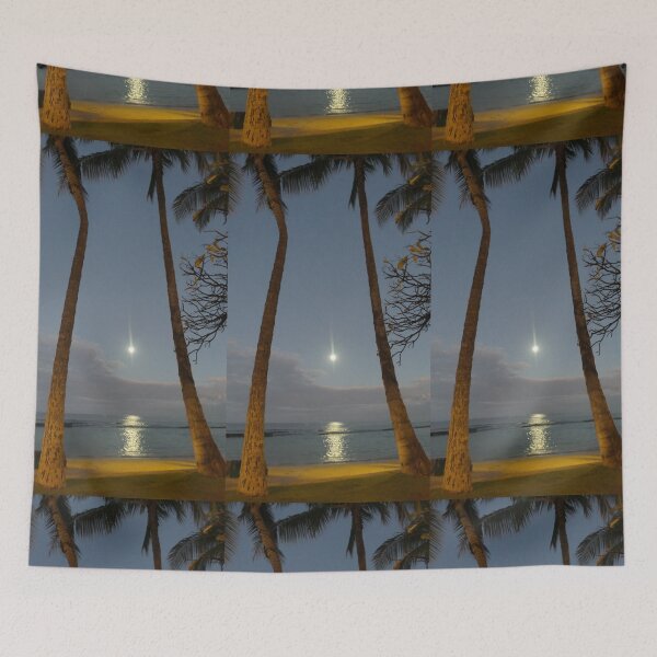 Item preview, Full Moon & Waikiki Hawaii Palm Trees designed and sold by Penny's Positivi-Tees.