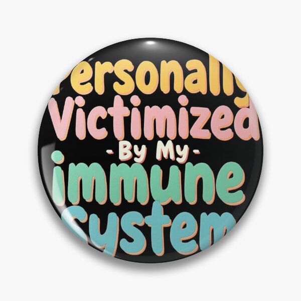 Item preview, Funny Retro Immune System Humor Typographic Design designed and sold by haitrieuic96.