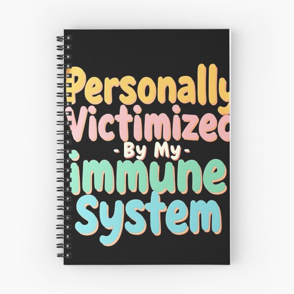 Item preview, Funny Retro Immune System Humor Typographic Design designed and sold by haitrieuic96.