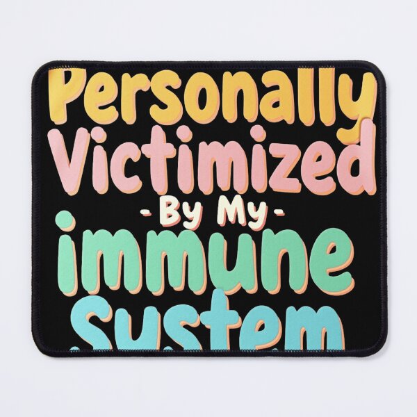 Item preview, Funny Retro Immune System Humor Typographic Design designed and sold by haitrieuic96.