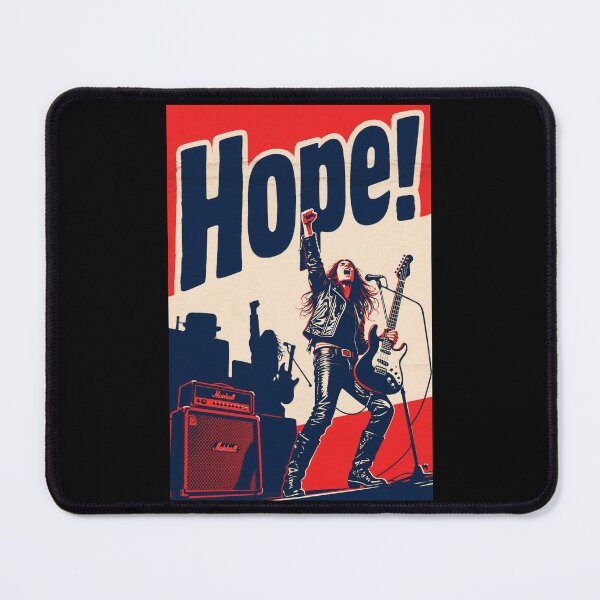 Item preview, Retro Rock Musician in Hope Style Obama style designed and sold by HoopeStylee.