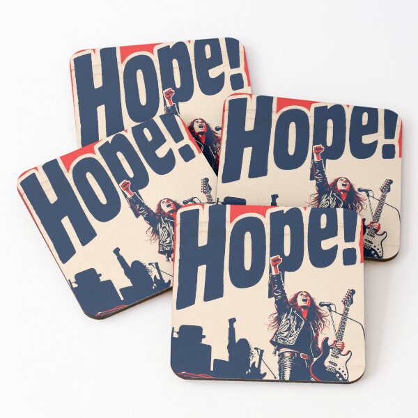 Item preview, Retro Rock Musician in Hope Style Obama style designed and sold by HoopeStylee.