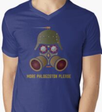 More Phlogistan Please Funny Steampunk Science Physics T-shirts and Gifts Men's V-Neck T-Shirt