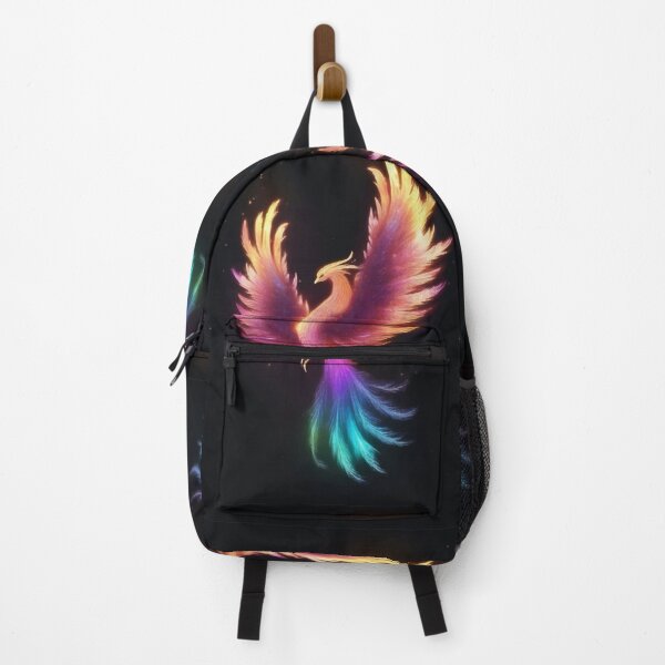 Item preview, Rise in Radiance – The Rainbow Phoenix designed and sold by AbstractAnom.
