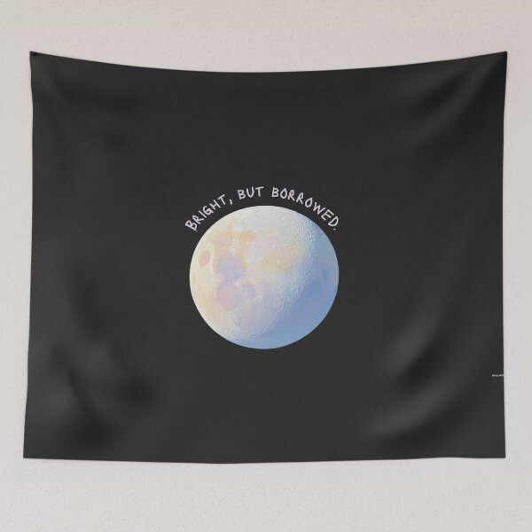 Item preview, Bright, But Borrowed │ Moon Oversized designed and sold by mallardpark.