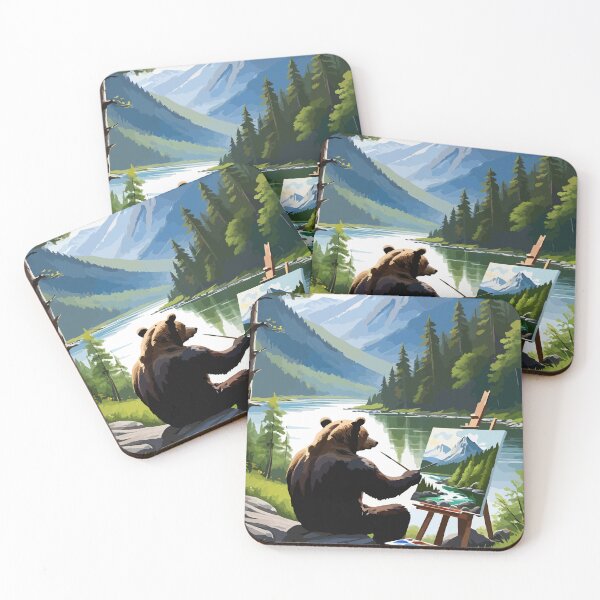 Item preview, The Painter in the Form of a Bear. designed and sold by Whose-sweat.