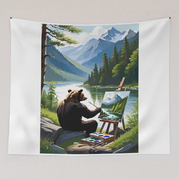 Item preview, The Painter in the Form of a Bear. designed and sold by Whose-sweat.