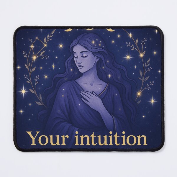 Item preview, Virgo Zodiac Art – “Your Intuition Is Your Magic” Celestial Print designed and sold by Neovibe Print.