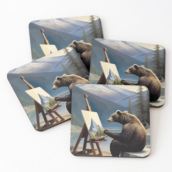 Item preview, The Painter in the Form of a Bear. designed and sold by Whose-sweat.