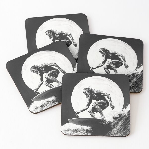 Item preview, Moonlight Surfing  designed and sold by Shakas_Prints.