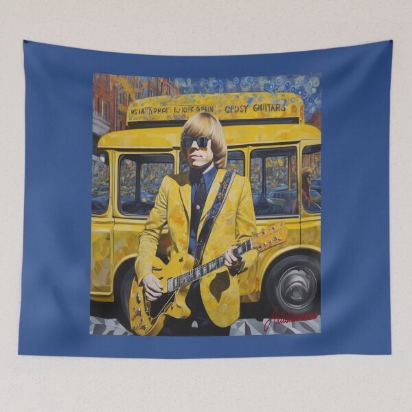 Artikelvorschau, „Brian Jones: Ikone des Swinging London und der Psychedelic Rebellion“ entworfen und verkauft von Artisticanvas.