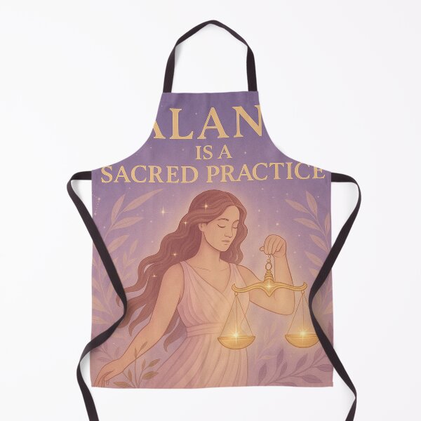 Item preview, Libra Zodiac Art – “Balance Is a Sacred Practice” Celestial Print designed and sold by Neovibe Print.