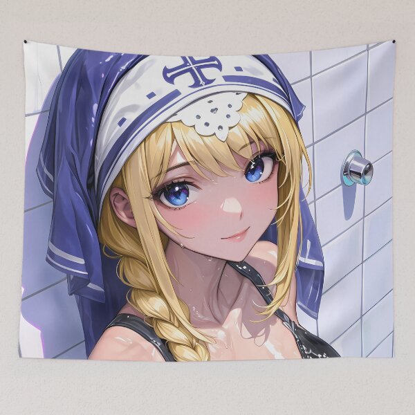 Item preview, Alice Zuberg Sword Art Online Anime Poolside Braids Nun Headdress Calm designed and sold by lassedgkotsij.