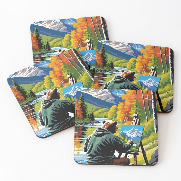 Item preview, The Painter in the Form of a Bear. designed and sold by Whose-sweat.