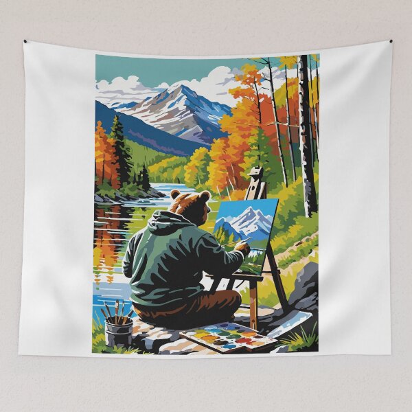 Item preview, The Painter in the Form of a Bear. designed and sold by Whose-sweat.