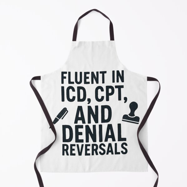 Item preview, Fluent in ICD, CPT, and Denial Reversals designed and sold by medicalzone.