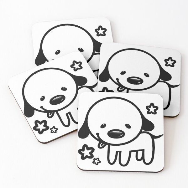 Item preview, monochrome star puppy! designed and sold by adderaire.