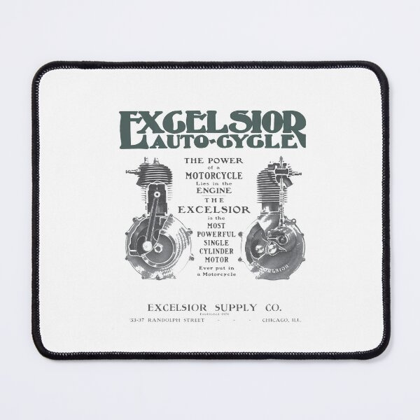 Item preview, Vintage Excelsior Auto Cycle - Chicago, Illinois, U.S.A. designed and sold by QuayTradingCo.