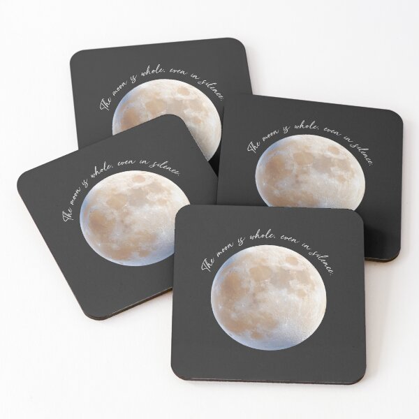 Item preview, The moon is whole, even in silence. │ Moon Oversized designed and sold by mallardpark.