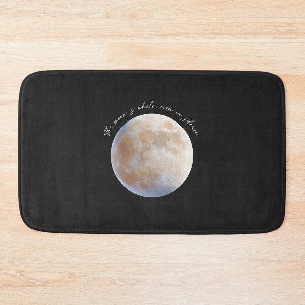 Item preview, The moon is whole, even in silence. │ Moon Oversized designed and sold by mallardpark.