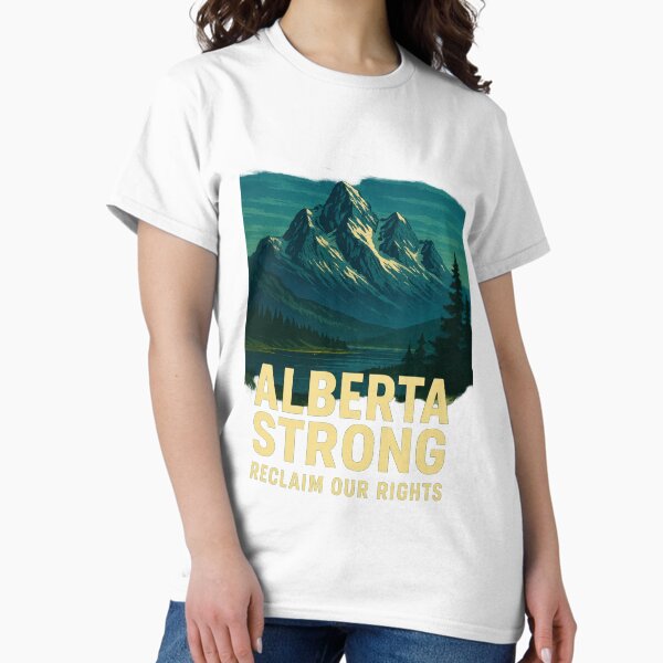 Aperçu de l'œuvre Alberta Strong créée et vendue par Alberta Freedom Shop.