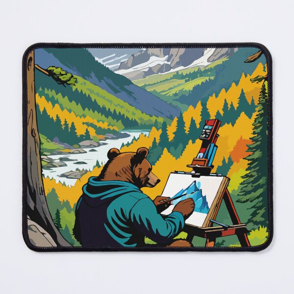 Item preview, The Painter in the Form of a Bear. designed and sold by Whose-sweat.