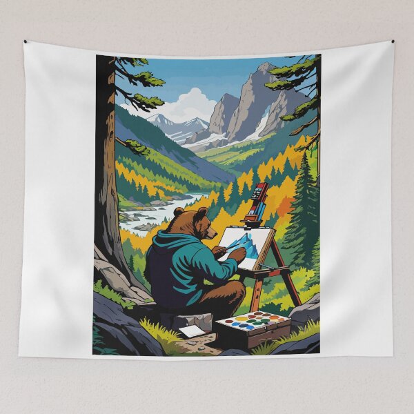 Item preview, The Painter in the Form of a Bear. designed and sold by Whose-sweat.