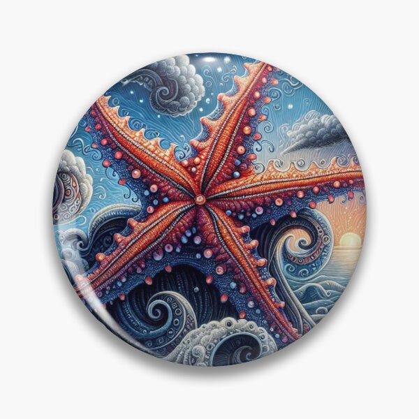 Item preview, Fanciful Starfish Surreal Seascape designed and sold by purplesensation.