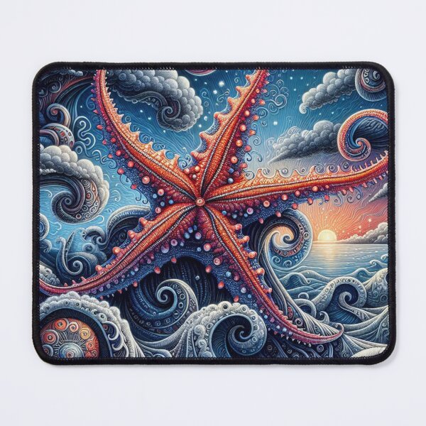 Item preview, Fanciful Starfish Surreal Seascape designed and sold by purplesensation.