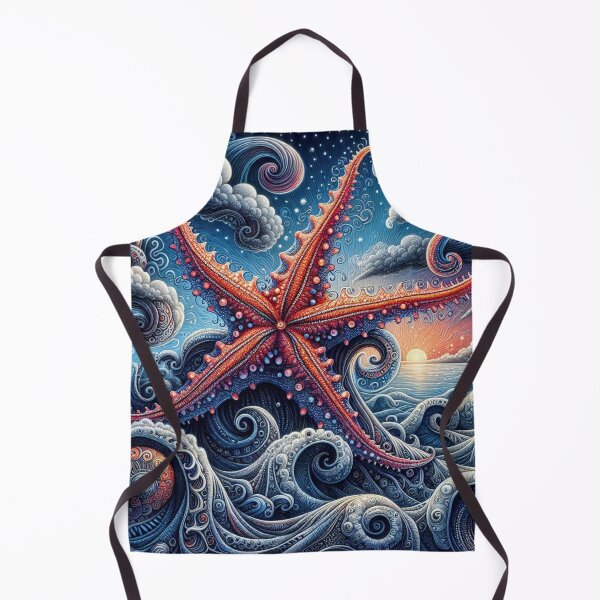 Item preview, Fanciful Starfish Surreal Seascape designed and sold by purplesensation.