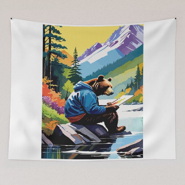 Item preview, The Painter in the Form of a Bear. designed and sold by Whose-sweat.