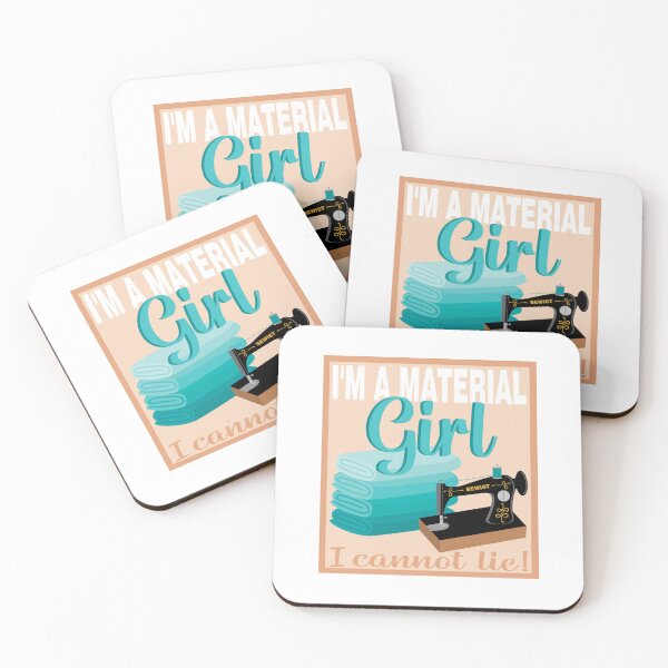 Item preview, Eat Sleep Repeat - Material Girl - Old Machine - TEAL designed and sold by StellarFX.