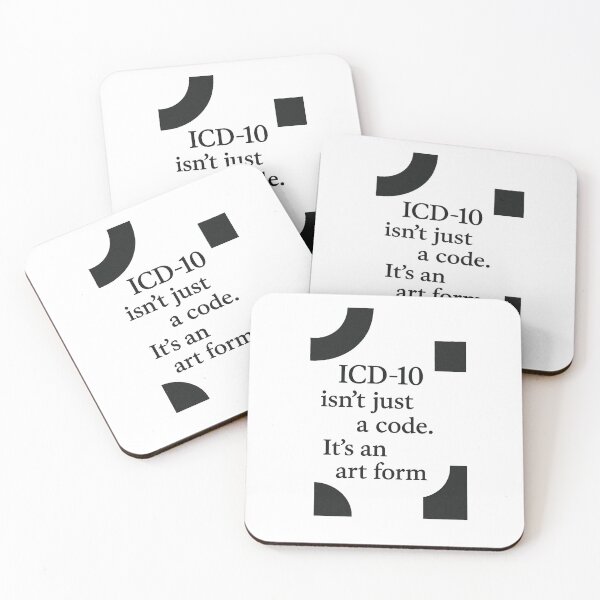Item preview, ICD-10 Art Form – Medical Coder Appreciation Design designed and sold by medicalzone.