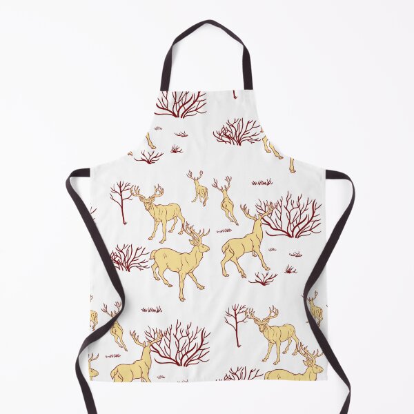 Item preview, Stag Pattern - Burgundy and Cream designed and sold by RinaRozsas.