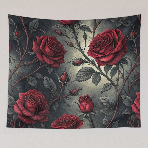 Item preview, Gothic Red Roses designed and sold by Eclectic Monkey.