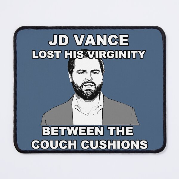 Item preview, Anti-Maga - JD Vance Lost His Virginity Between the Couch Cushions designed and sold by KrudeKraft.