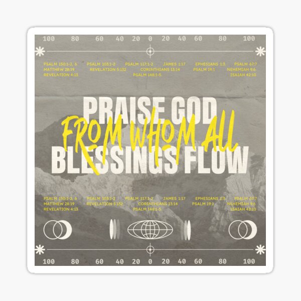 Item preview, Doxology: Praise God, From Whom All Blessings Flow designed and sold by Imago Dei.