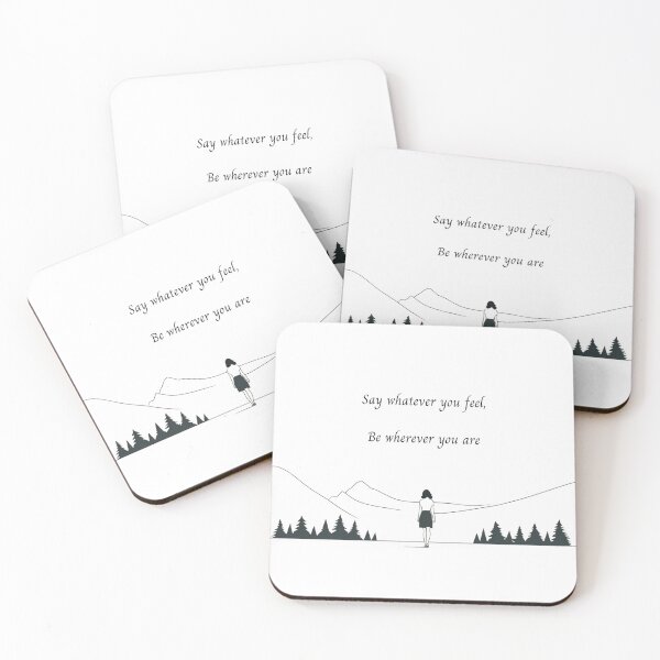 Item preview, Say whatever you feel, be wherever you are - You're Gonna Go Far Lyric designed and sold by littleloom.