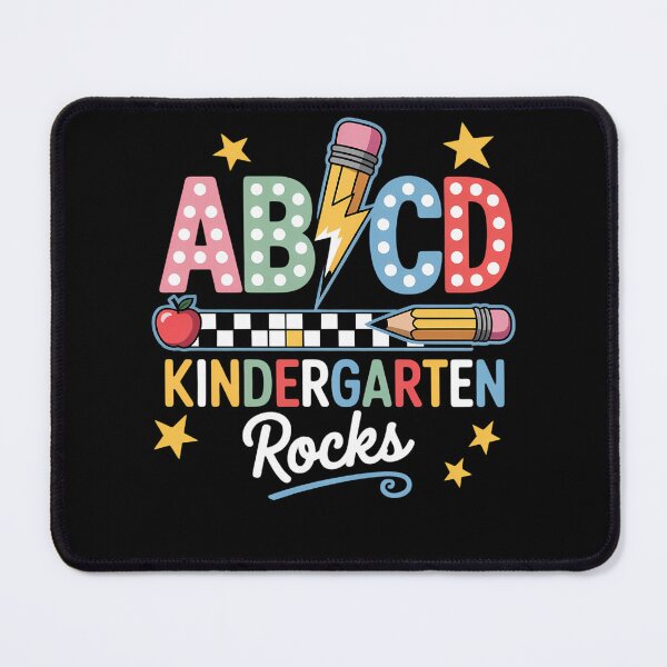 Item preview, ABCD Kindergarten Rocks Pencil Lightning Teachers designed and sold by brynatshop.