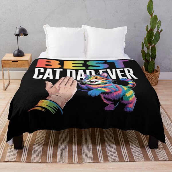 Artikelvorschau, Bester Katzenvater aller Zeiten Bunter Regenbogen Vatertag Stolz LGBT entworfen und verkauft von brynatshop.