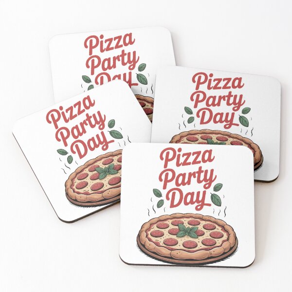 Item preview, Delicious Pizza Party Day Celebration designed and sold by stylishsketcher.