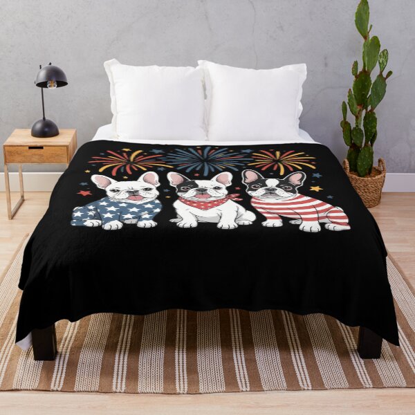 Item preview, Bulldog American Flag 4th Of July Independence Day designed and sold by brynatshop.