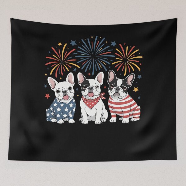 Item preview, Bulldog American Flag 4th Of July Independence Day designed and sold by brynatshop.
