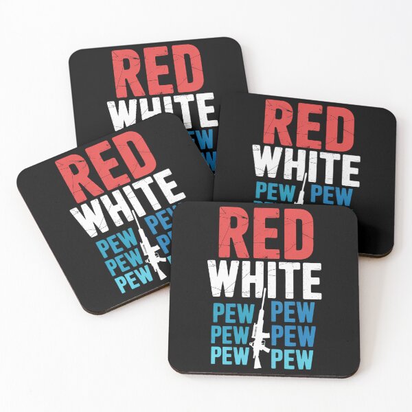 Item preview, Red White And Pewpewpew Gun Funny 4th Of July Patriotic designed and sold by brynatshop.